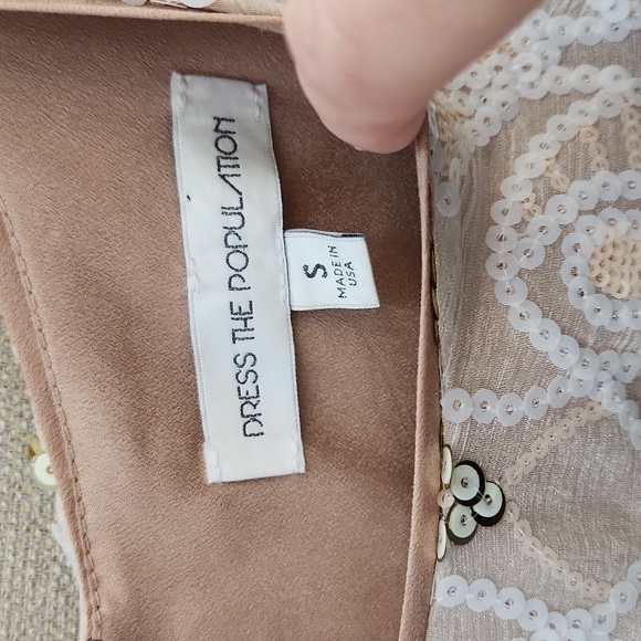 Dress The Population Sequin Dress Size Small - Picture 4 of 16